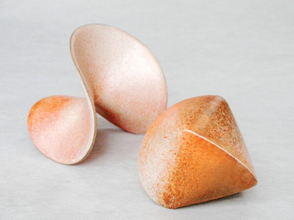 Oloids Skulpturen Sabine Classen orange