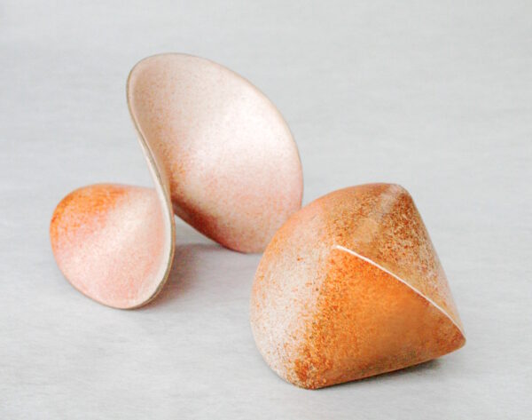Oloids Skulpturen Sabine Classen orange