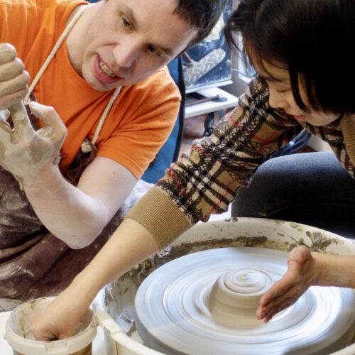 Drehen auf der Töpferscheibe, fortlaufend (Level 1)