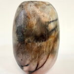 Raku fired sculpture Sabine Classen