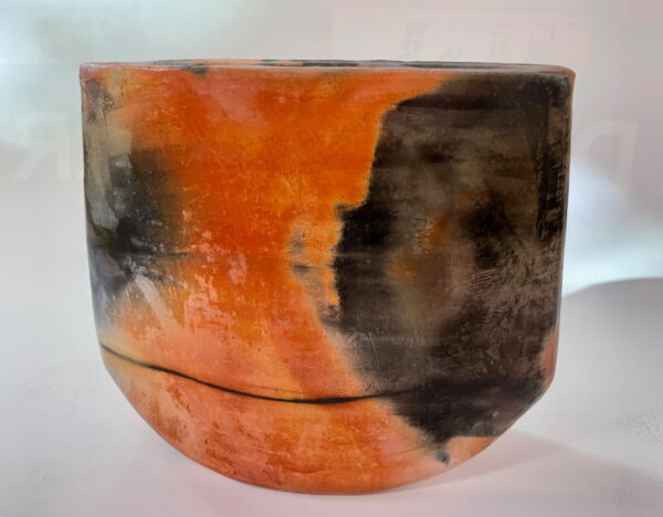 Raku fired sculpture Sabine Classen