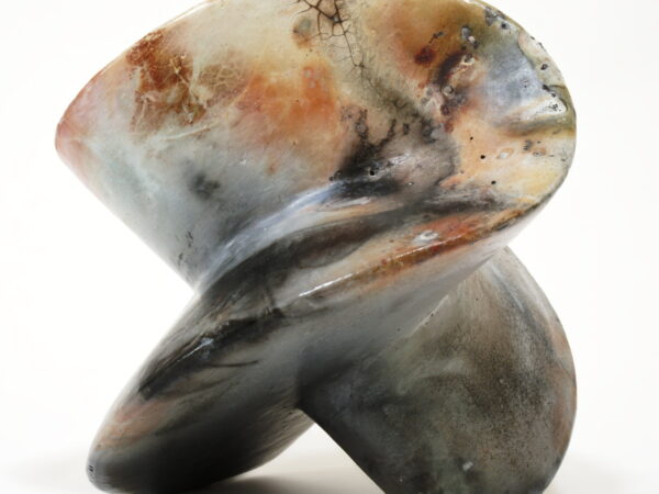 Raku fired sculpture Sabine Classen