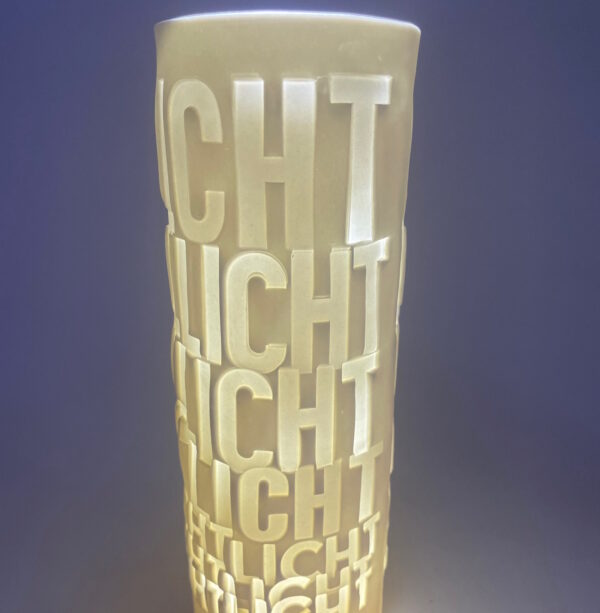 Keramik Kurs Freie Keramikakademie Karlsruhe Sabine Classen Lichtgefäße aus Porzellan selbst machen