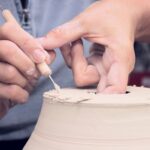 Keramik Kurs Freie Keramikakademie Karlsruhe Porzellan drehen