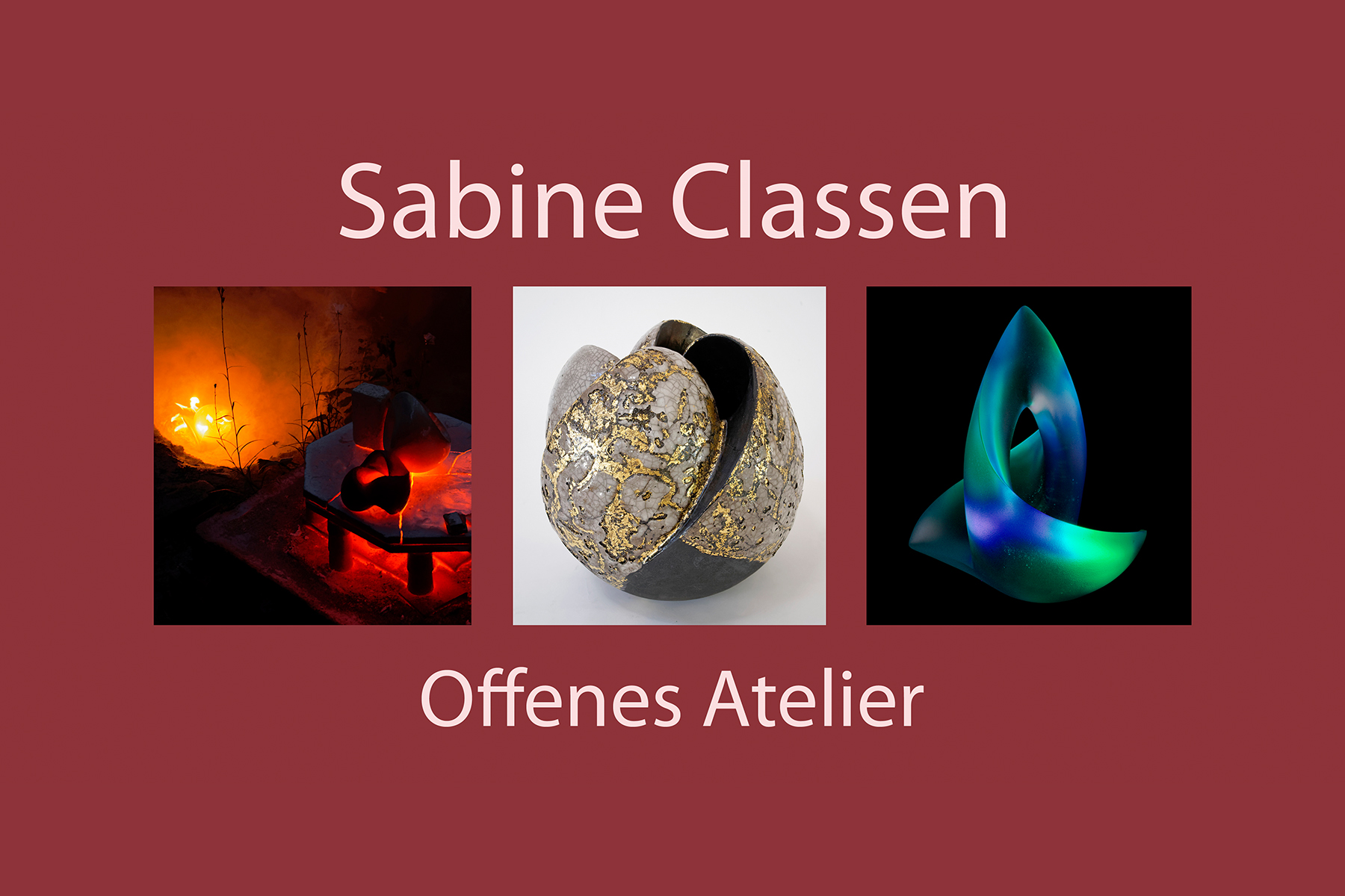 Offenes Atelier Flyer Sabine Classen