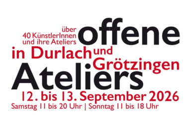 Offene Ateliers Durlach und Grötzingen 2026 am 12. und 13. September